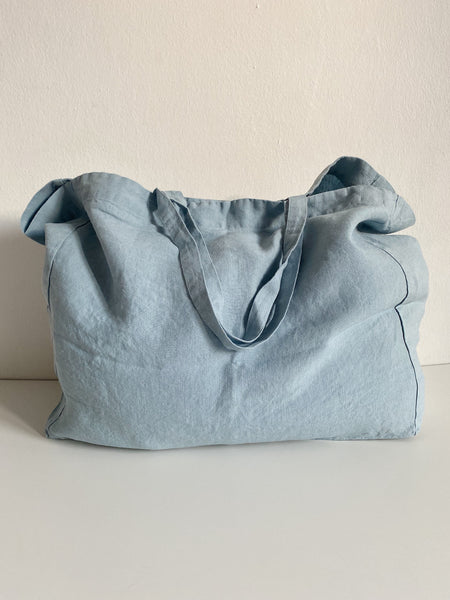 Linen Bag scandinavian blue