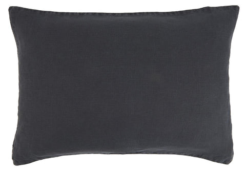Ib Laursen Cushion Cover 60 x 40 cm midnight blue linen