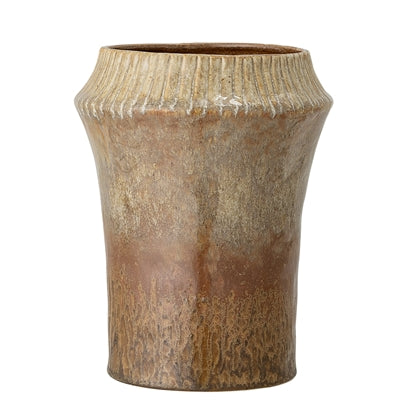Stoneware Vase Brown