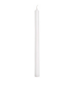 Ib Laursen Candles thin white Candle Set 7 Pcs Kerzen weiß dünn  Kerze 20 cm