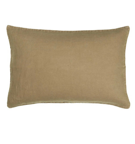 Ib Laursen Cushion Cover autumn green 60 x 40 cm linen